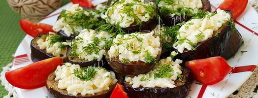 баклажаны с сыром и чесноком. Шаг 9