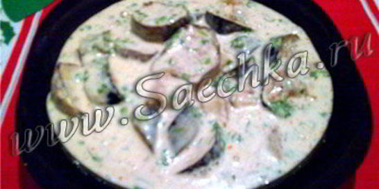 Баклажаны, жаренные в Баже