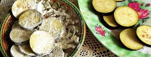 баклажаны жареные с чесноком и помидорами. Шаг 5