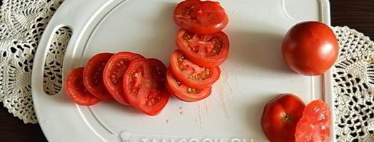 баклажаны жареные с чесноком и помидорами. Шаг 7