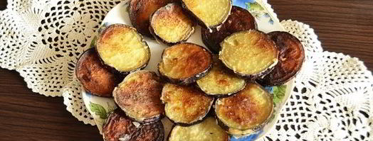 баклажаны жареные с чесноком и помидорами. Шаг 9