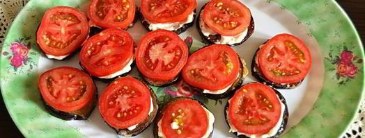 баклажаны жареные с чесноком и помидорами. Шаг 11