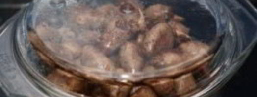 брокколи с куриными сердечками. Шаг 3