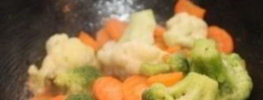 брокколи с куриными сердечками. Шаг 4