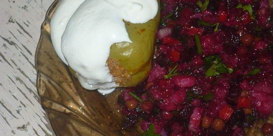 Фаршированный перчик с куриным фаршем