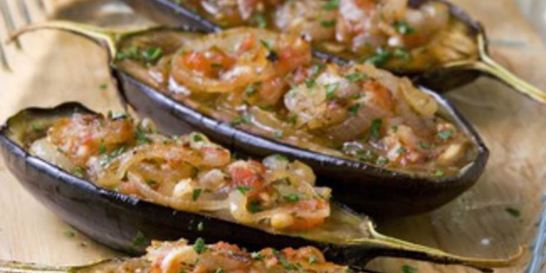 Фаршированные баклажаны по-гречески