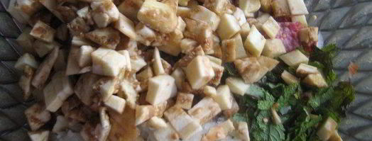 фаршированные баклажаны. Шаг 2