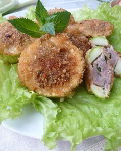 Фаршированные кабачки в хрустящей корочке