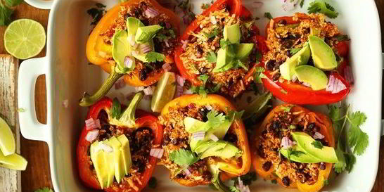 Фаршированные перцы без мяса
