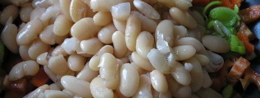 фасоль с луком-пореем и сладким перцем. Шаг 4