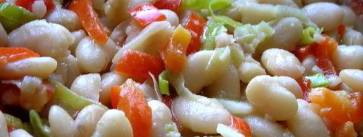 фасоль с луком-пореем и сладким перцем. Шаг 6