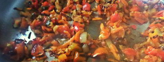 фасоль с овощами и колбасками. Шаг 5