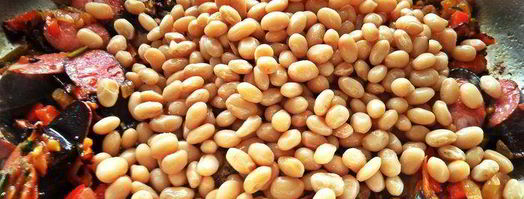 фасоль с овощами и колбасками. Шаг 7