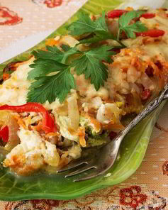 Гратен из пекинской капусты