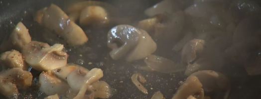 гратен из сельдерея с грибами. Шаг 3