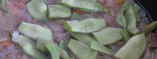 гречотто с молодой стручковой фасолью. Шаг 4