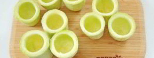 кабачки, фаршированные булгуром и грибами. Шаг 2