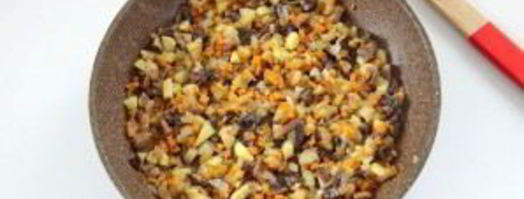 кабачки, фаршированные булгуром и грибами. Шаг 8