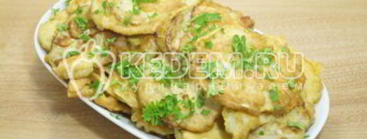 кабачки на сковороде. Шаг 8