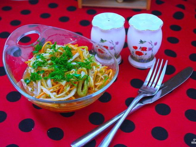 Рецепт кабачков по-корейски