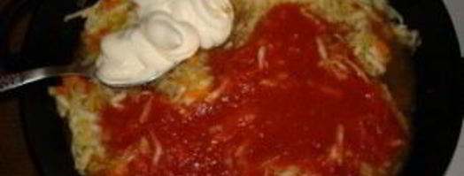 кабачки с фаршем и рисом. Шаг 3