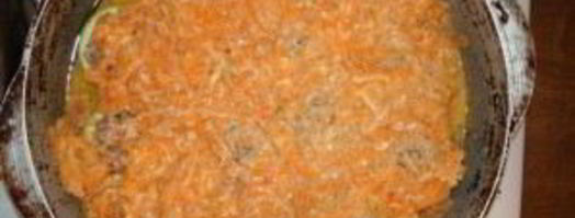 кабачки с фаршем и рисом. Шаг 5