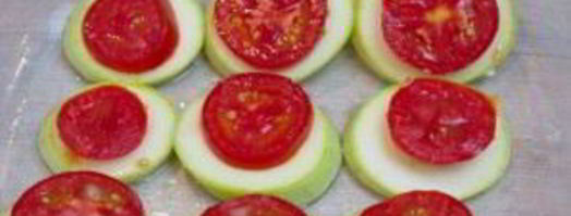 кабачки с помидорами и сыром в духовке. Шаг 3