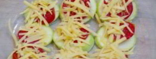 кабачки с помидорами и сыром в духовке. Шаг 4