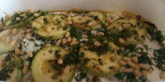 Кабачки в чесночном соусе