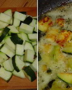 Кабачки в соевом соусе