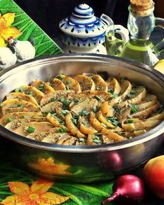 Капуста под яблоками