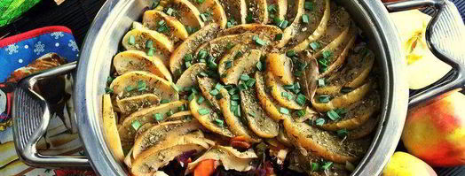 капуста под яблоками. Шаг 17