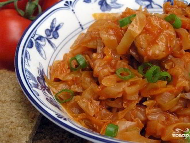 Рецепт капусты в микроволновке