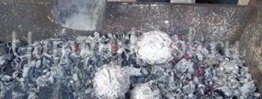 картофель, запеченный на углях. Шаг 11