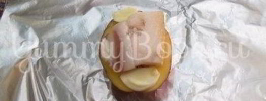 картофель, запеченный на углях. Шаг 7