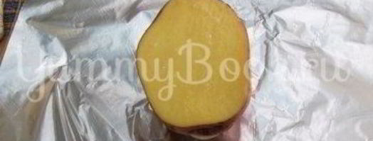 картофель, запеченный на углях. Шаг 8