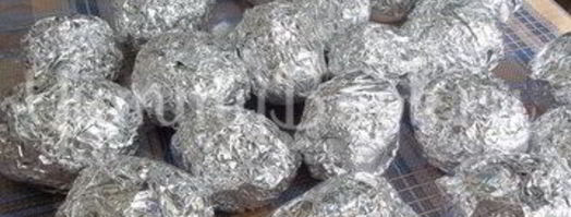 картофель, запеченный на углях. Шаг 10