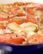 Картофель, запеченный с моцареллой в духовке