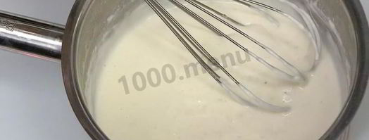 картофель запеченный в рукаве с соусом бешамель. Шаг 6