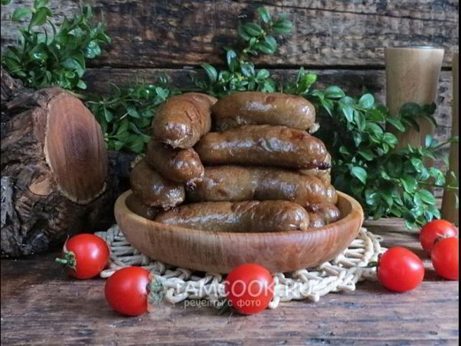 Рецепт картофельных колбасок запеченных
