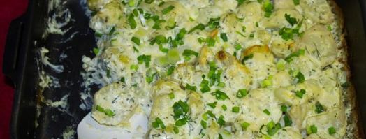 картошка в чесночном соусе запеченная в духовке. Шаг 14