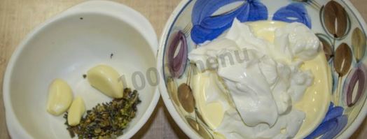 картошка в чесночном соусе запеченная в духовке. Шаг 4