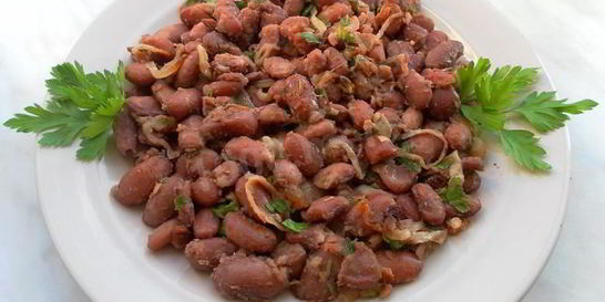 Красное лобио из фасоли