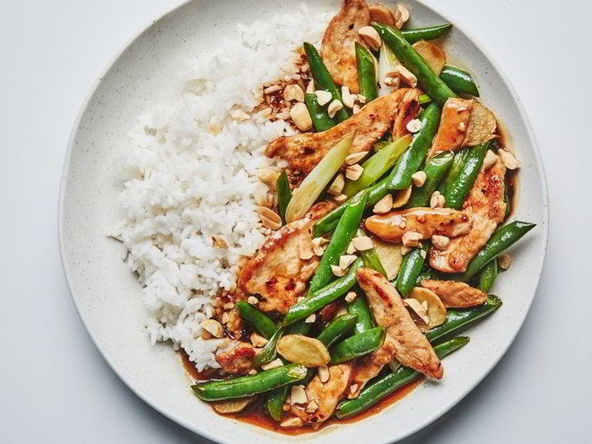 Рецепт курочки со стручковой фасолью