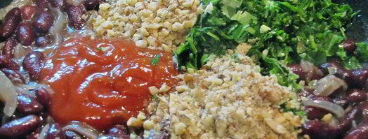 лобио и плавленный сыр с лавашом. Шаг 6