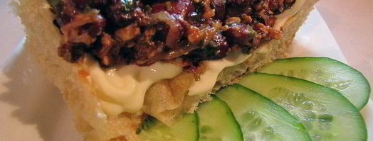 лобио и плавленный сыр с лавашом. Шаг 9