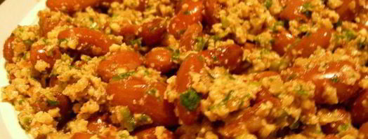 лобио с гранатом и грецкими орехами. Шаг 5