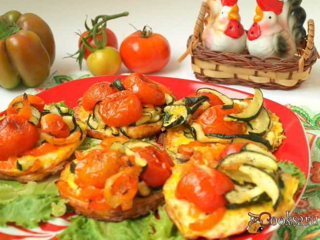 Рецепт овощей-гриля запеченных с адыгейским сыром