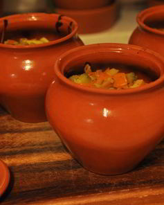 Овощи в горшочках в духовке