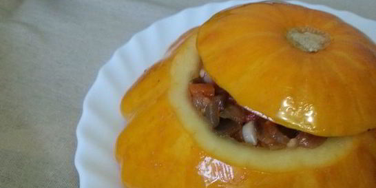 Патиссоны с начинкой